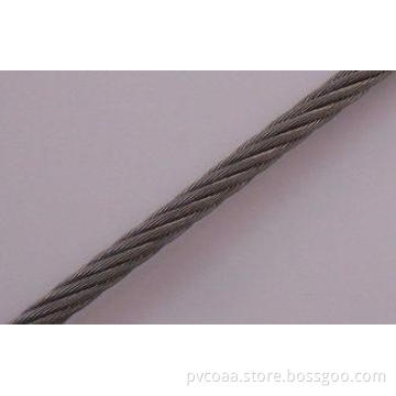 304 Stainless Steel Wire Rope 16mm  7x37 For Crane / Bicycl